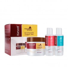 Тревел набір Karseell Мaca Essence Repair Travel Set шампунь, кондицонер і маска для відновлення волосся, 70/70/100 мл (коробка)