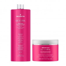 Набір Medavita Luxviva Post Color шампунь і маска для фарбованого волосся, 1250/500 мл