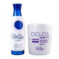 Набір ботексу для волосся Portier Ciclos Violet B-TOX Маsk, 50/100 г (розлив)