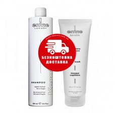 Набір Envie Luxury Keratin шампунь та маска для пошкодженого волосся з кератином 2х250 мл (EN453/EN452)
