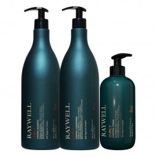 Набір Raywell B.IO Curly Control шампунь, кондиціонер, крем для кучерявого волосся 1000+1000+200 мл