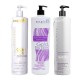 Набор кератина для блонда SoupleLiss Gold Liss Blond для выпрямления волос, 3х100 г (разлив)