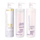 Набор кератина для блонда SoupleLiss Gold Liss Blond для выпрямления волос, 3х100 г (разлив)