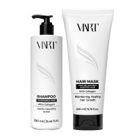 Набір VIART DUO with Collagen шампунь і маска  для легкого розчісування пошкодженого волосся, 250+200 мл