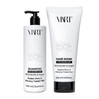 Набір VIART with Keratin & Argan Oil шампунь і маска для фарборваного і пошкодженого волосся, 250+200 мл
