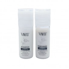 Набір VIART DUO with Hyaluronic Acid шампунь і маска для відновлення та об'єму тонкого волосся, пробники 2x25 мл