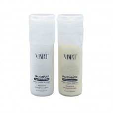 Набір VIART DUO with Caviar Extract шампунь і маска для відновлення і розгладжування волосся, пробники 2x25 мл