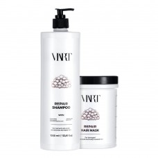 Набір VIART DUO with Caviar Extract шампунь і маска для відновлення і розгладжування волосся, 2x1000 мл