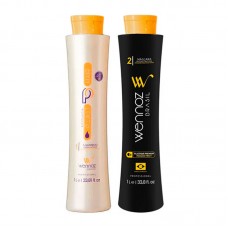Набір Wennoz Brasil Bixyplastia Plast Hair Passion Fruit  30 г шго + 50 г біксіпластії (розлив)