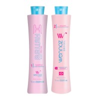Набор бoтекca для волос Wennoz Brasil H-Brush B.Tox Platinum, 250/500 г (разлив)