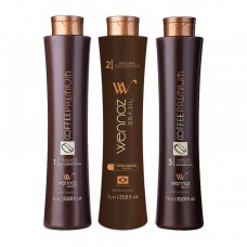 Набір кератину Wennoz Brasil Coffee Premium Keratin 3x30 г (розлив)