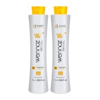 Набір Wennoz Brasil (Honma Tokyo) Yellow Fruits Keratin для випрямлення волосся, 2x1000 мл