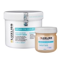 Зволожуюча арганова маска Luxliss Argan Oil Luxury Moisture Repair Therapy Mask Original для відновлення волосся 100 г (розлив)