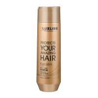 Шампунь кератиновий Luxliss Keratin Smoothing Daily Care Shampoo для щоденного використання 250 мл
