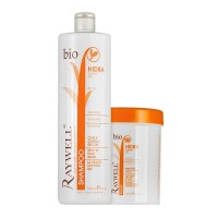 Набор Raywell Bio Hidra шампунь и маска для увлажнения сухих волос 2x200 г (разлив)