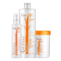 Набор Raywell Bio Hidra шампунь+маска+молочко для увлажнения сухих волос 200+200+100 г (разлив)
