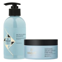 Набор Hadat Microcapsules DUO шампунь и маска для поврежденных волос с микрокапсулами 250/280 мл