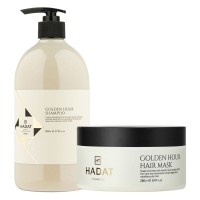 Набор Hadat Golden Hour DUO шампунь и маска для окрашенных и осветленных волос 800/280 мл
